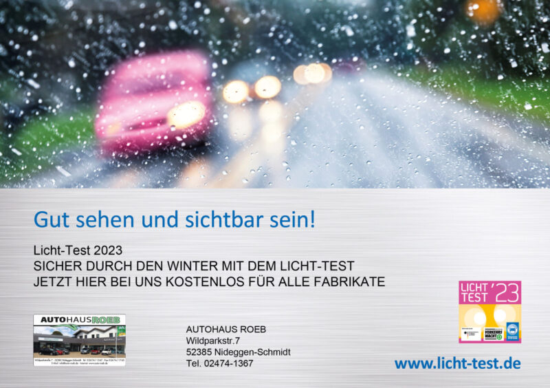 Lichttest Auto Roeb